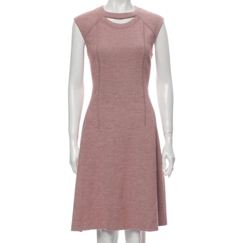 Akris Punto Crew Neck Knee Length Dress (12)